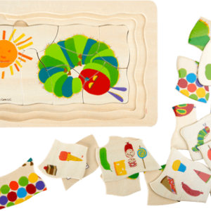 Puzzle a strati "Bruco Mai sazio" - Small Foot