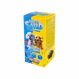 Set sabbia cinetica blu e gialla