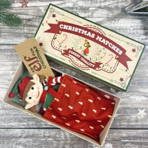 Scatola di fiammiferi Little Elf Girl - Elf for Christmas